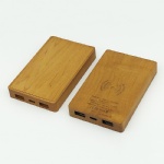 5000mAh eco wood wireless power bank